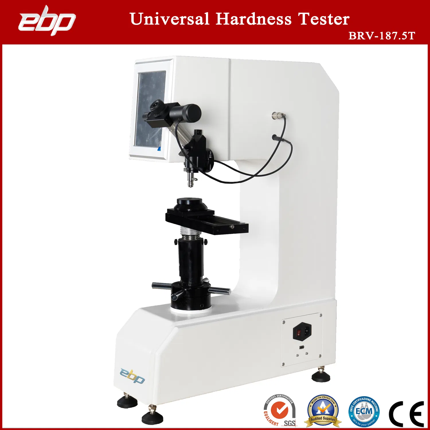 Touch Screen Digital Benchtop Universal Metal Hardness Tester with Brinell Rockwell and Vickers Scales Analog Display