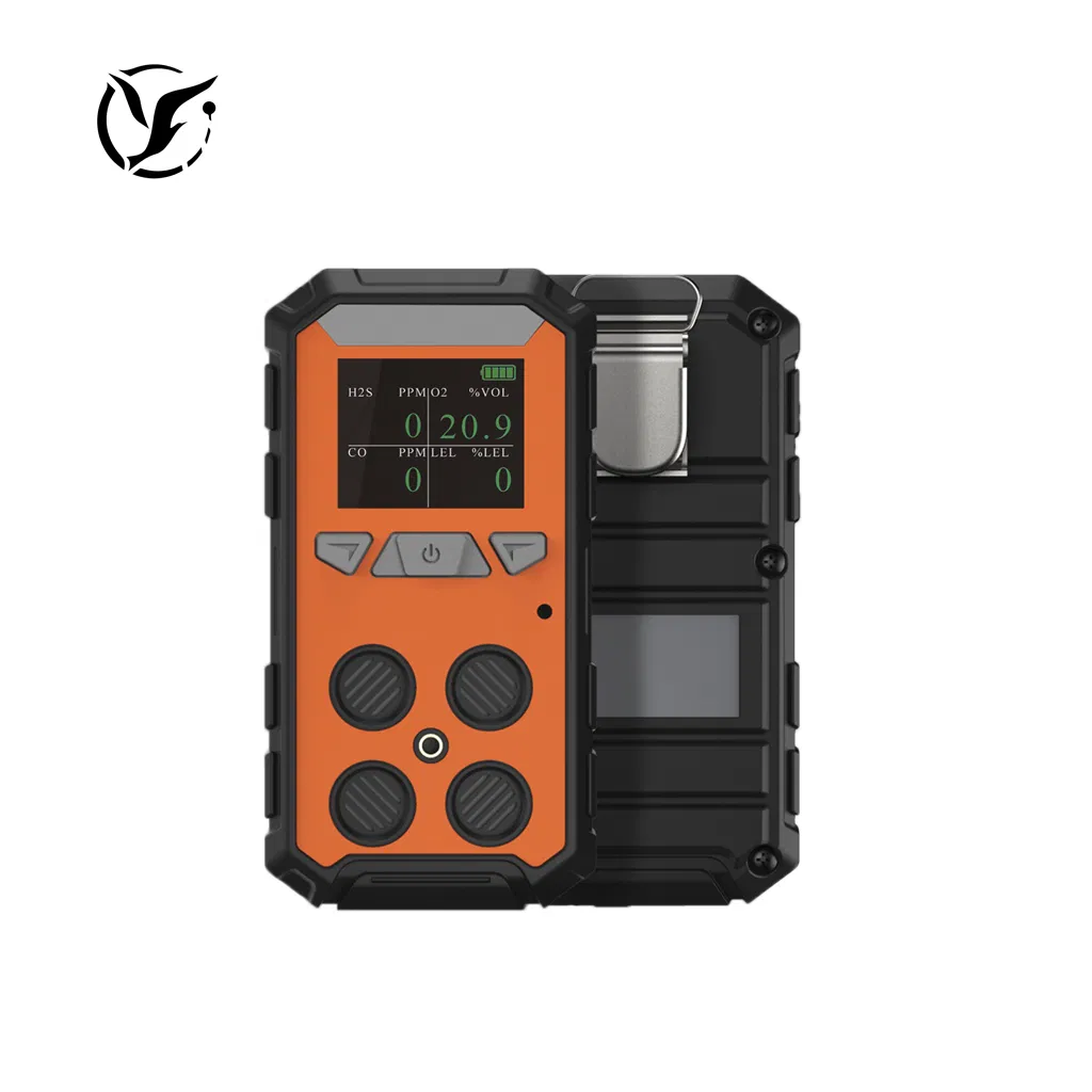 CE Atex Certified Lel O2 Co H2s Portable Multi Gas Detector